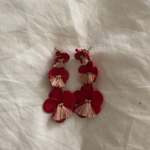 J Crew Flower Earrings